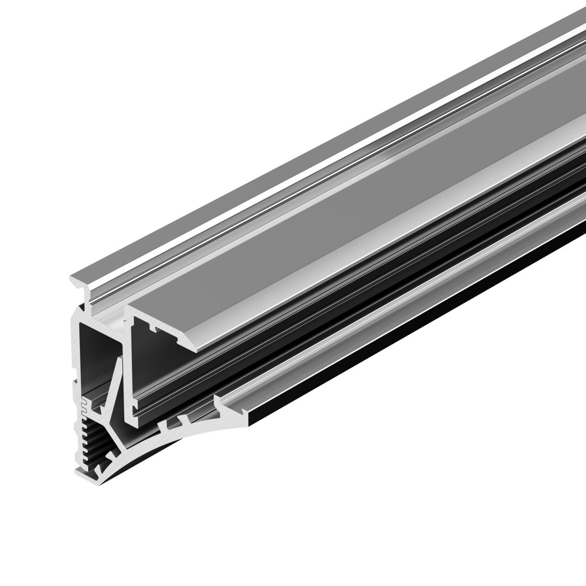 профиль arlight shelf-600-2000 anod (алюминий) 060498