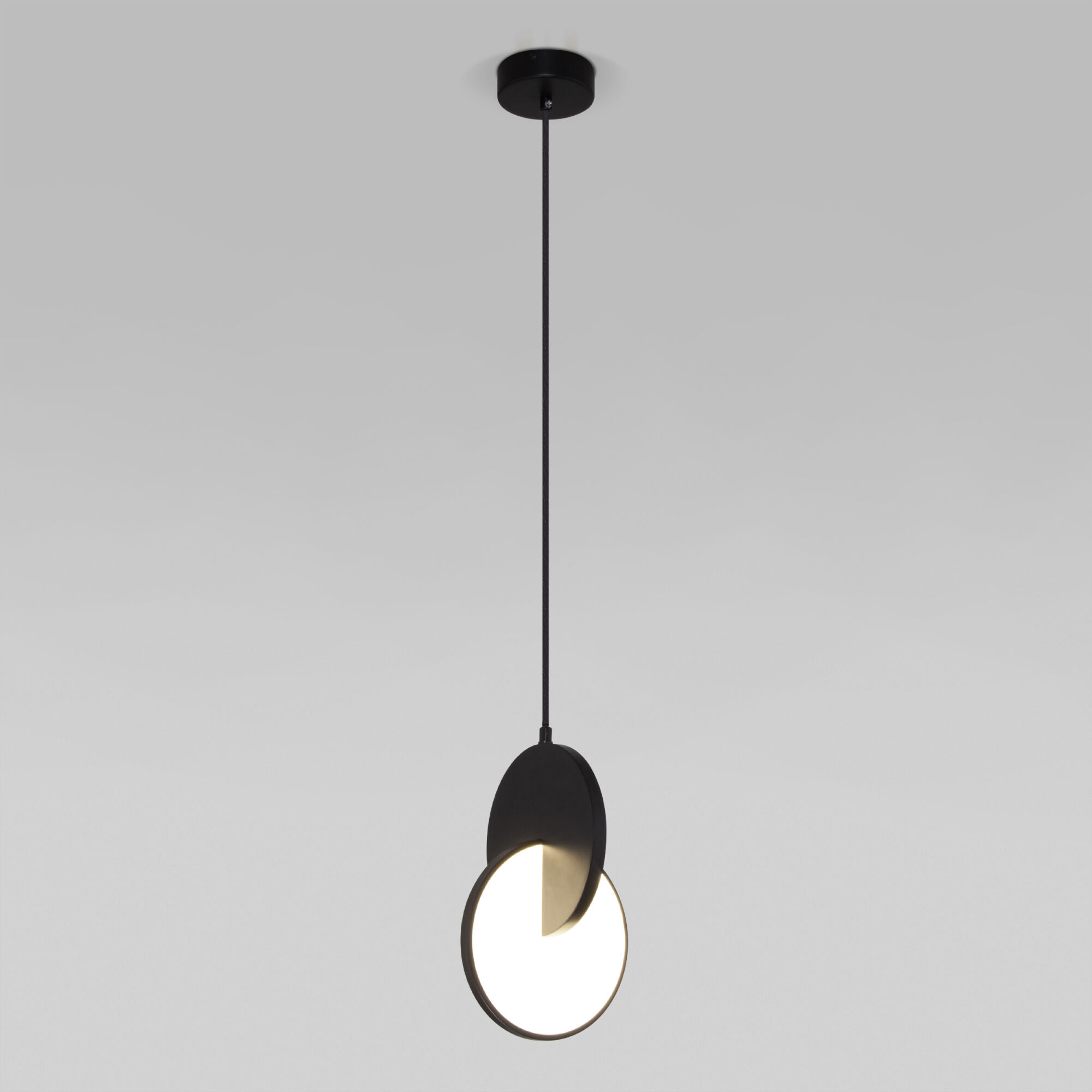 подвесной светильник eurosvet lang 50225/1 led черный a057338