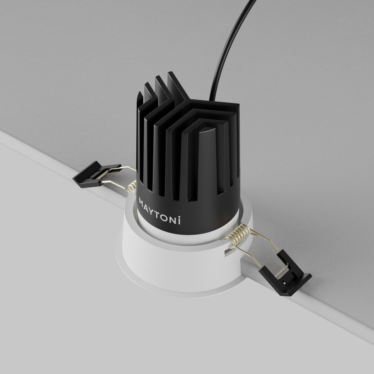 встраиваемый светильник maytoni dip dl117-15w-2.7k-w