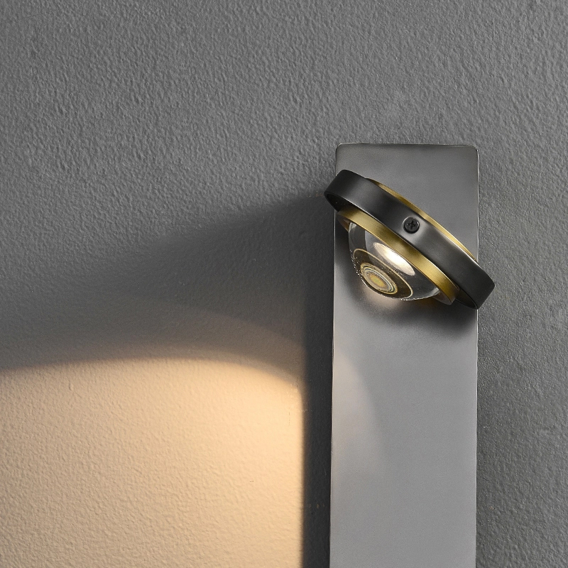 настенный светильник delight collection wall lamp mt9108-1w gun black