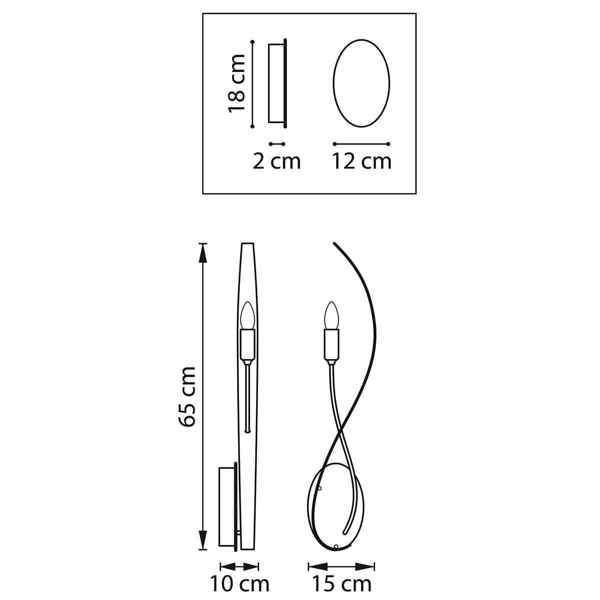 бра lightstar ragno 733517