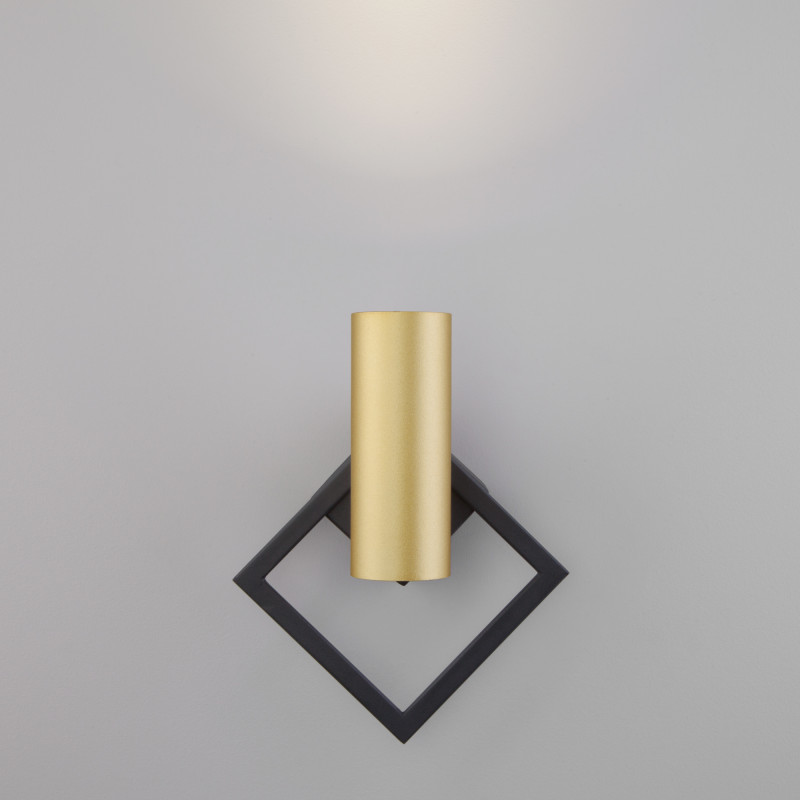 бра eurosvet 20091/1 led черный/ золото