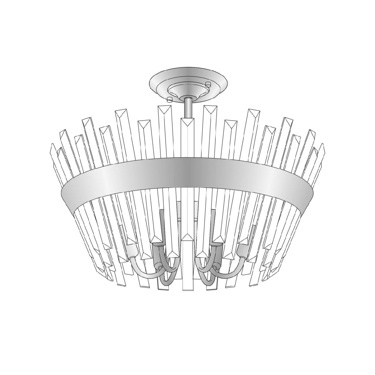 люстра на штанге citilux вестерос cl307160