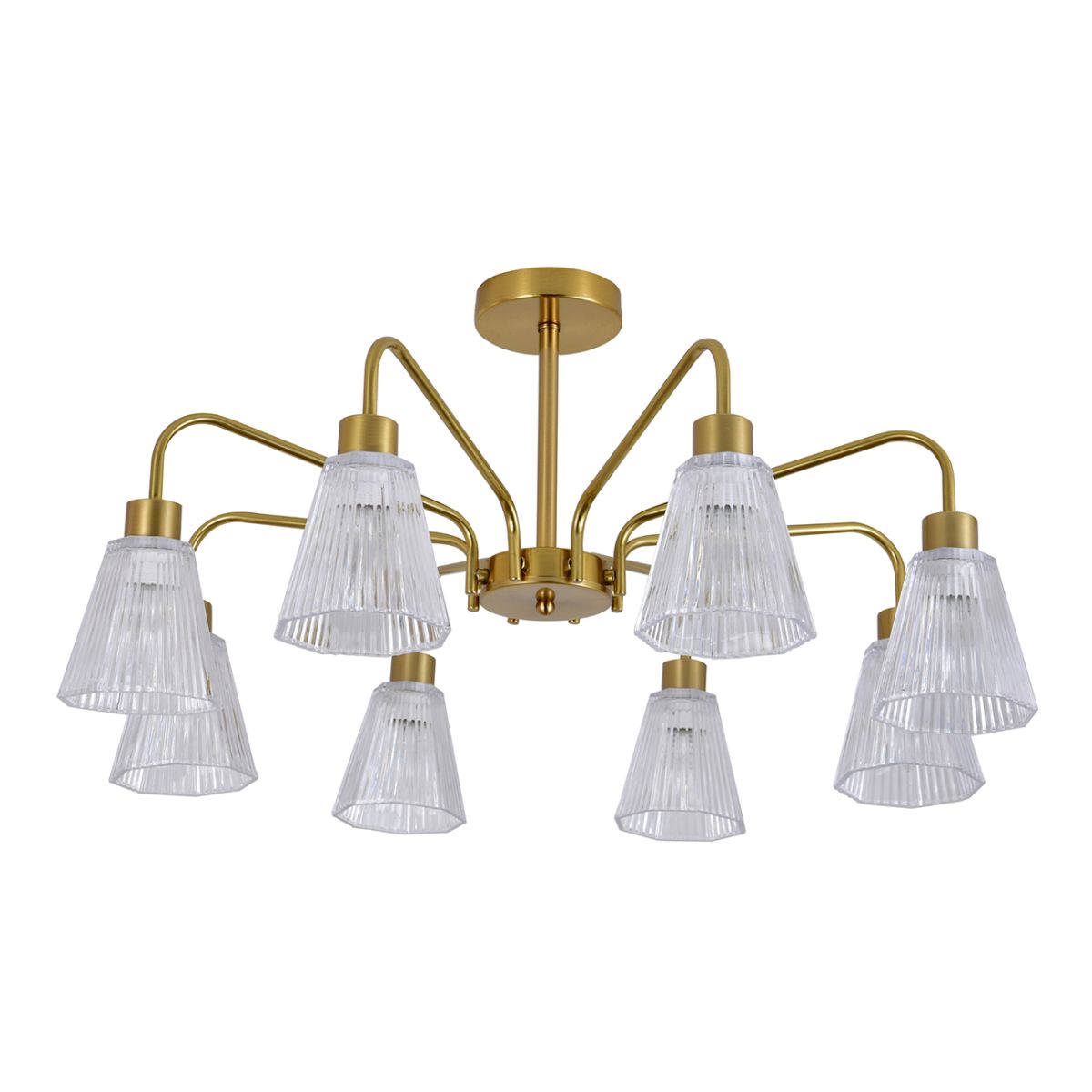 люстра на штанге escada berzelia 150001/8r copper es0000029