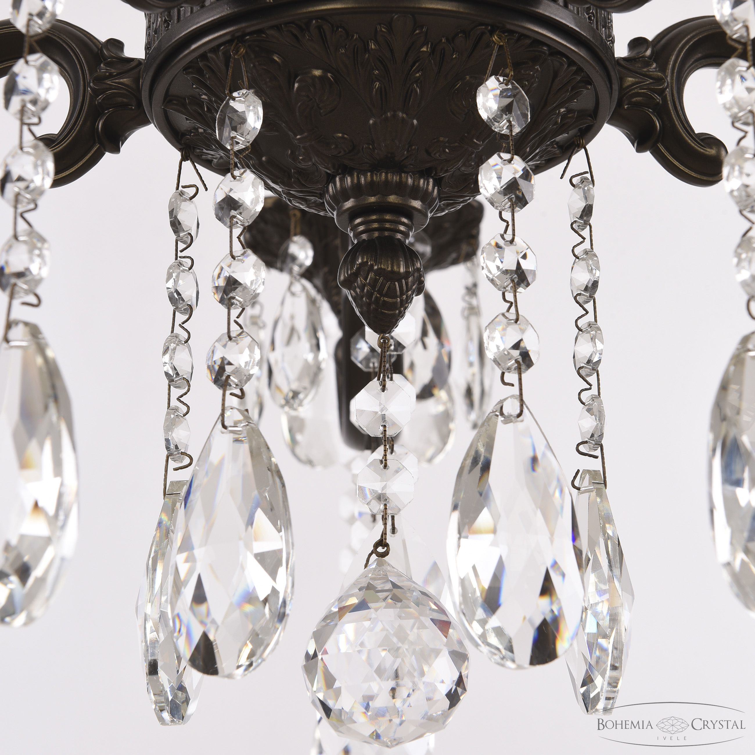 подвесная люстра bohemia ivele crystal al78101/5/175 a pd