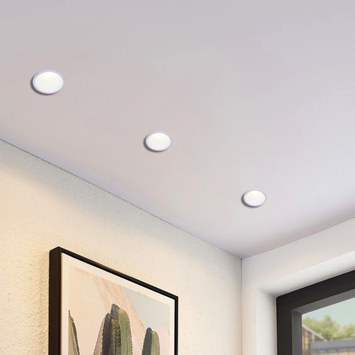 точечный светильник reluce 16130-9.0-001 gu10 wt