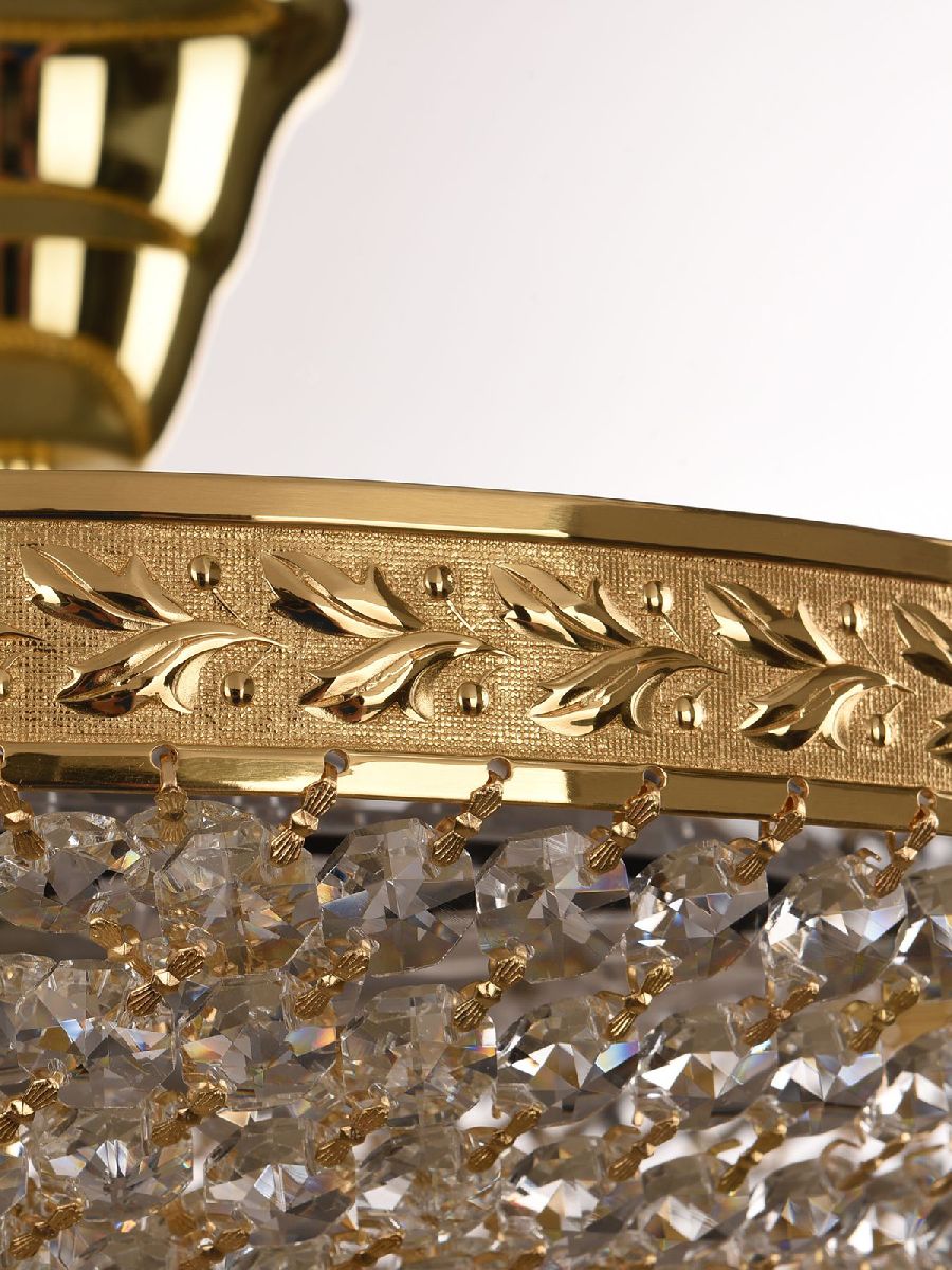 потолочная люстра bohemia ivele crystal 19321/55iv/led-dim g