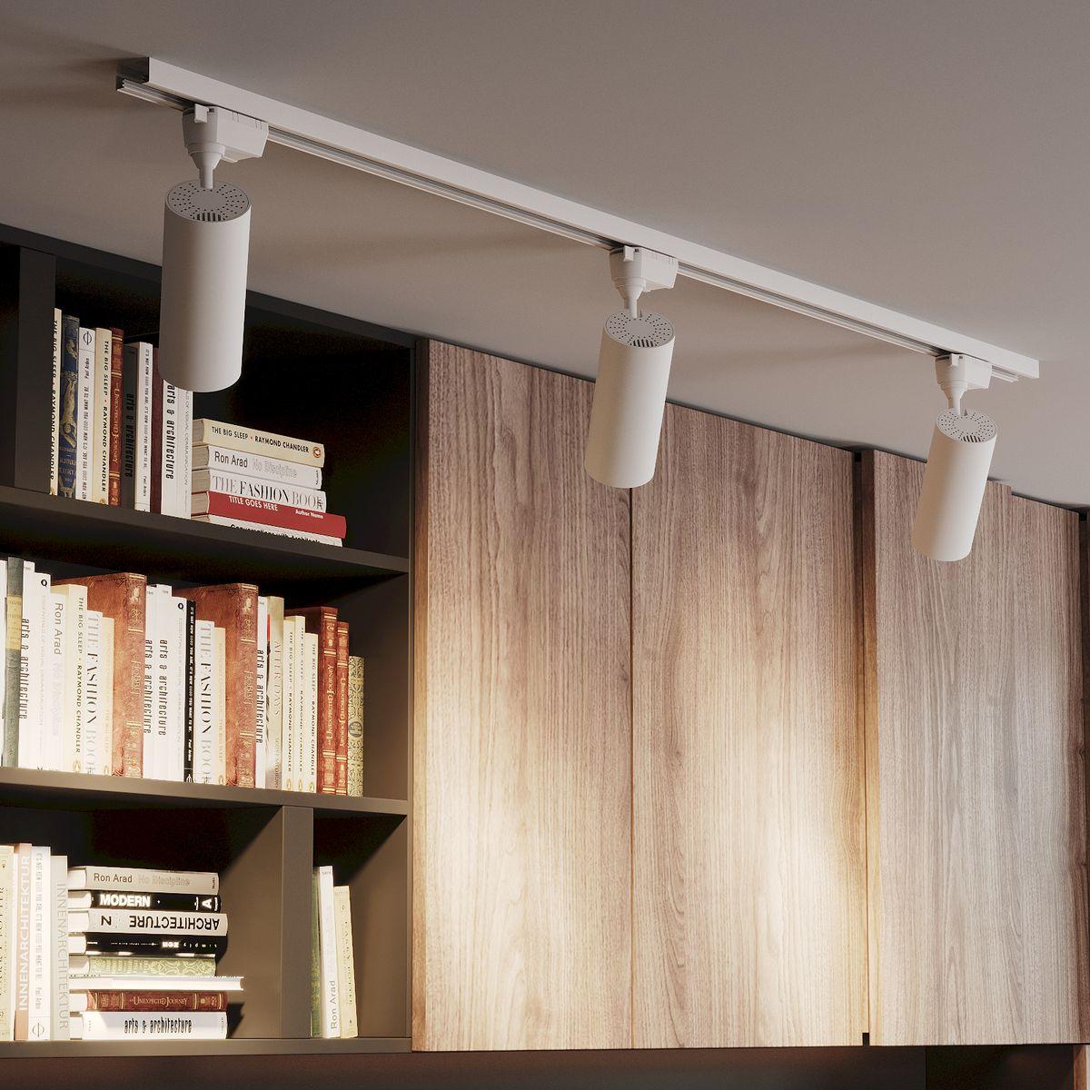 трековый светодиодный светильник gauss track light led tr072