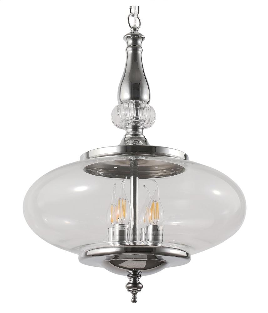 подвесной светильник crystal lux miel sp4 chrome