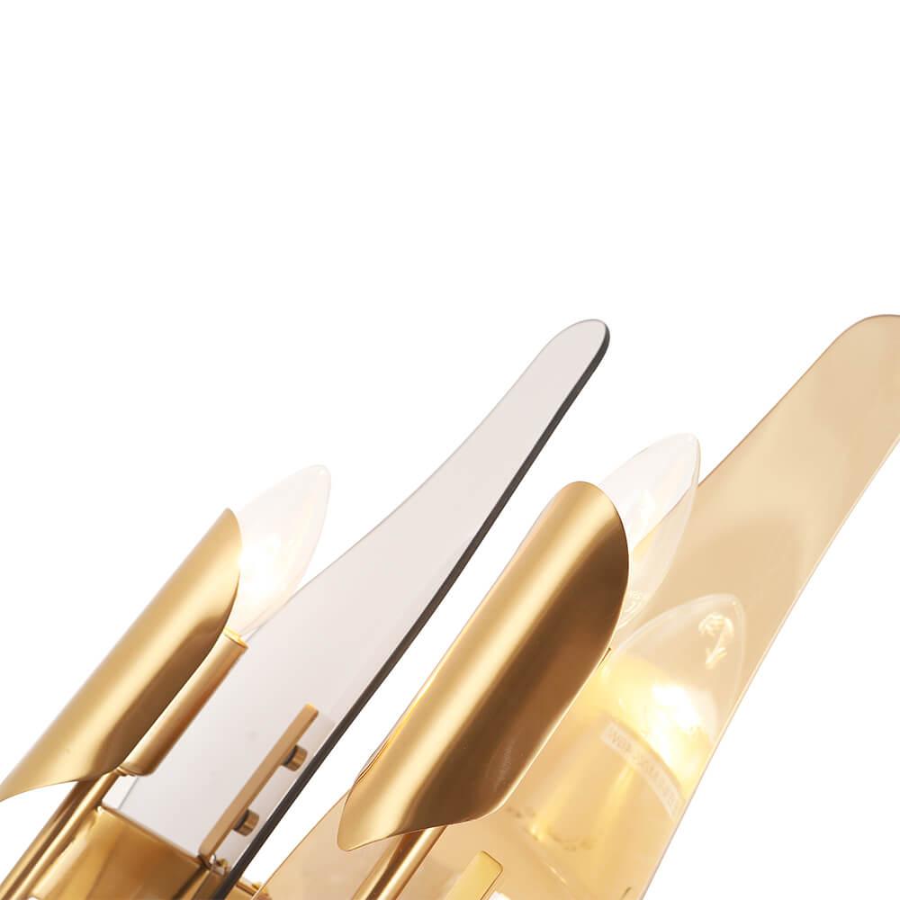 бра crystal lux casa ap2 brass