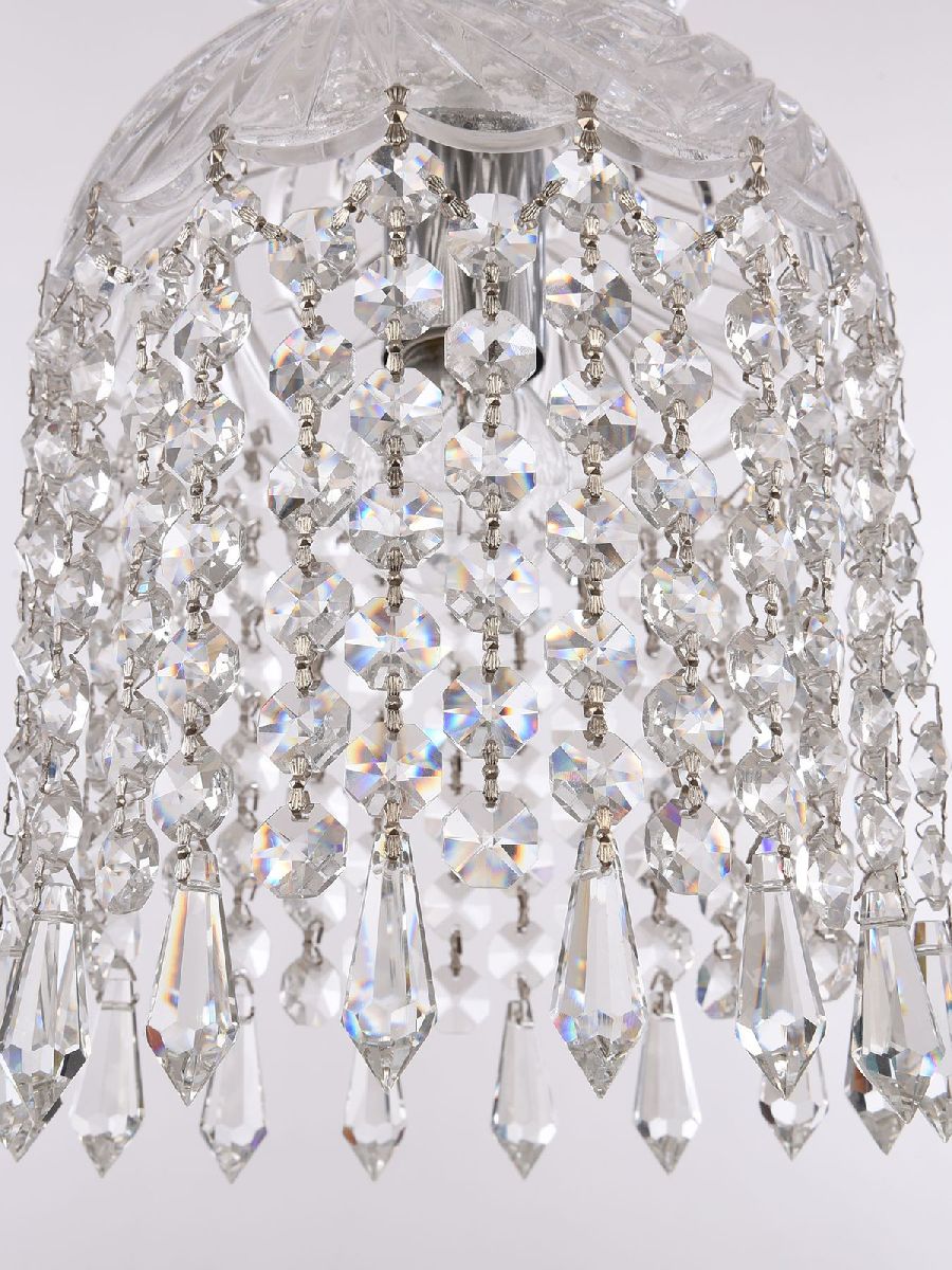 подвесной светильник bohemia ivele crystal 14781p/16 ni drops