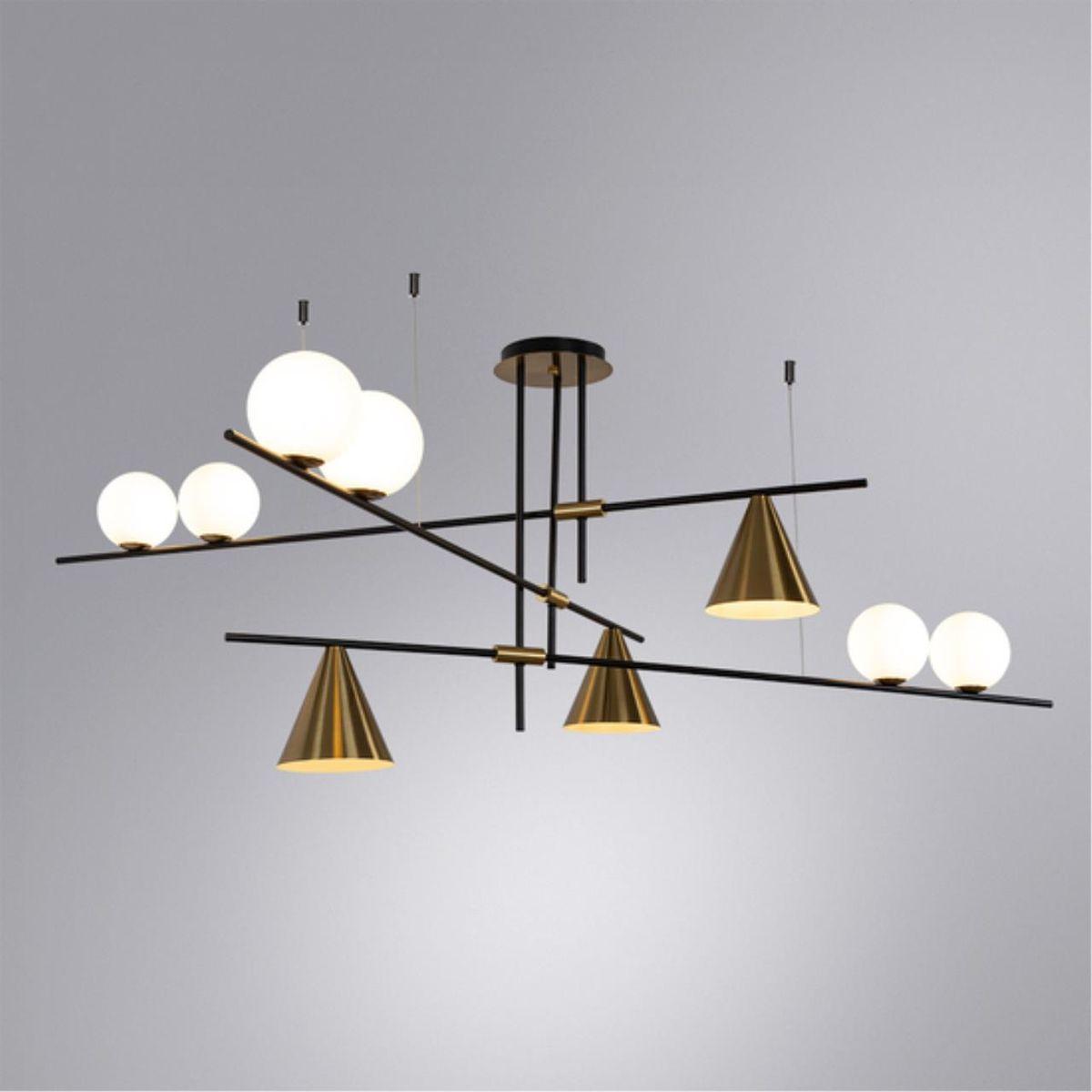 подвесная люстра arte lamp jacob a7029pl-9bk