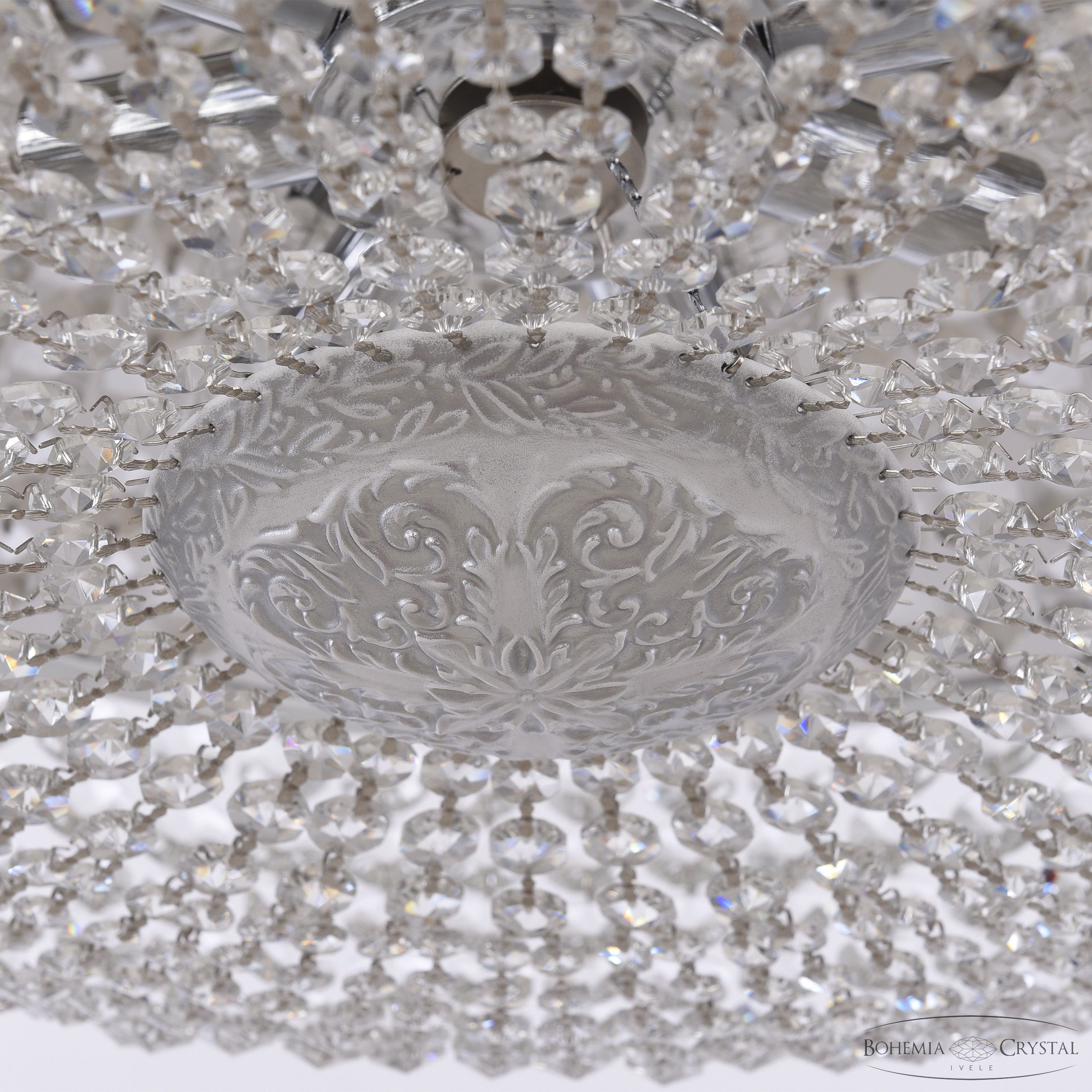 потолочная люстра bohemia ivele crystal al19111/55ol wmn
