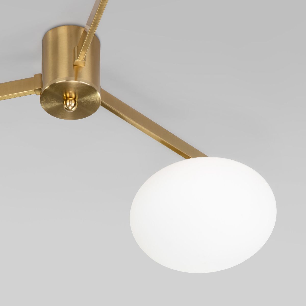 потолочная люстра eurosvet opaline 70220/3 латунь a065763