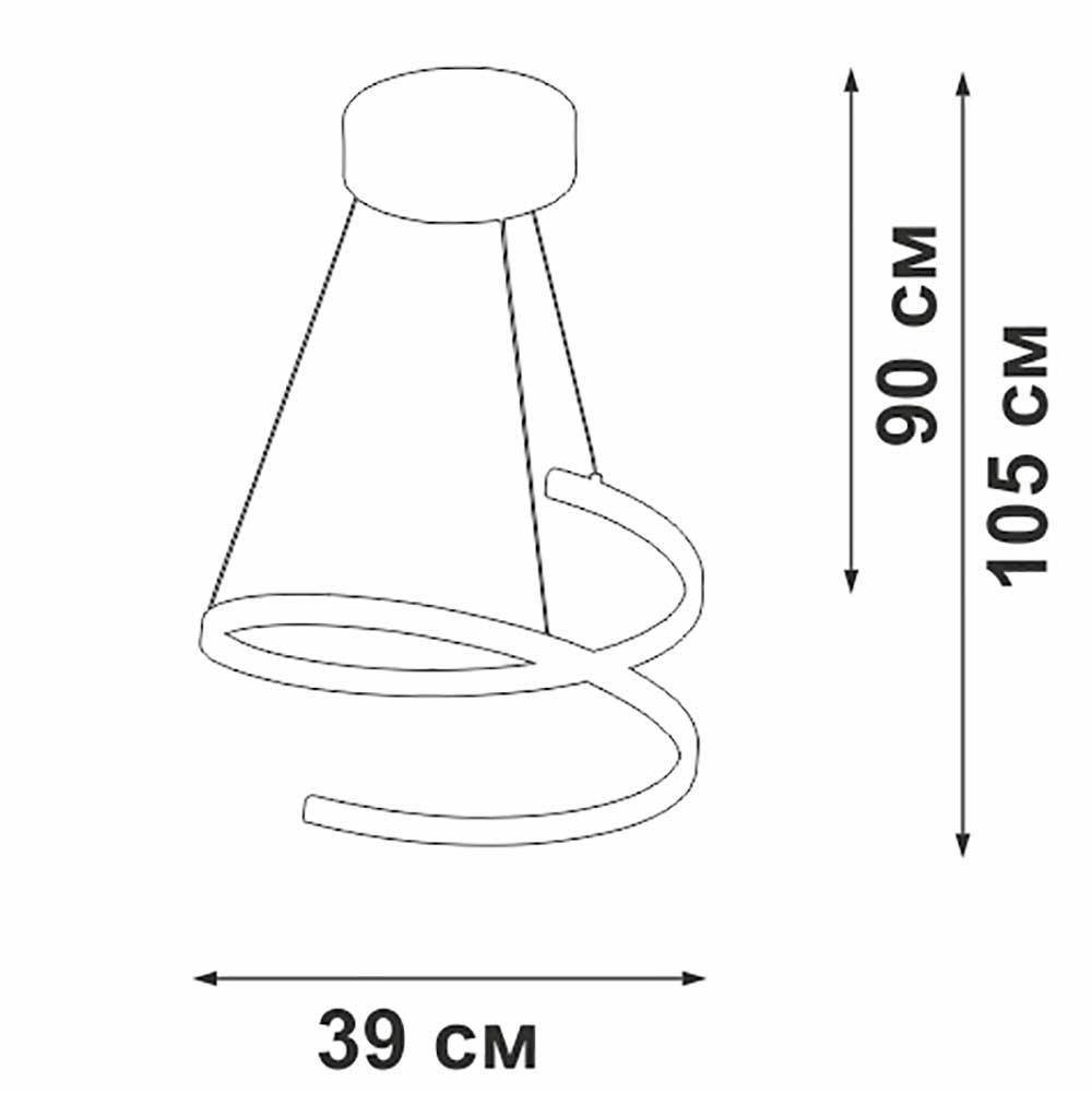 подвесной светильник vitaluce v30440-1/1s