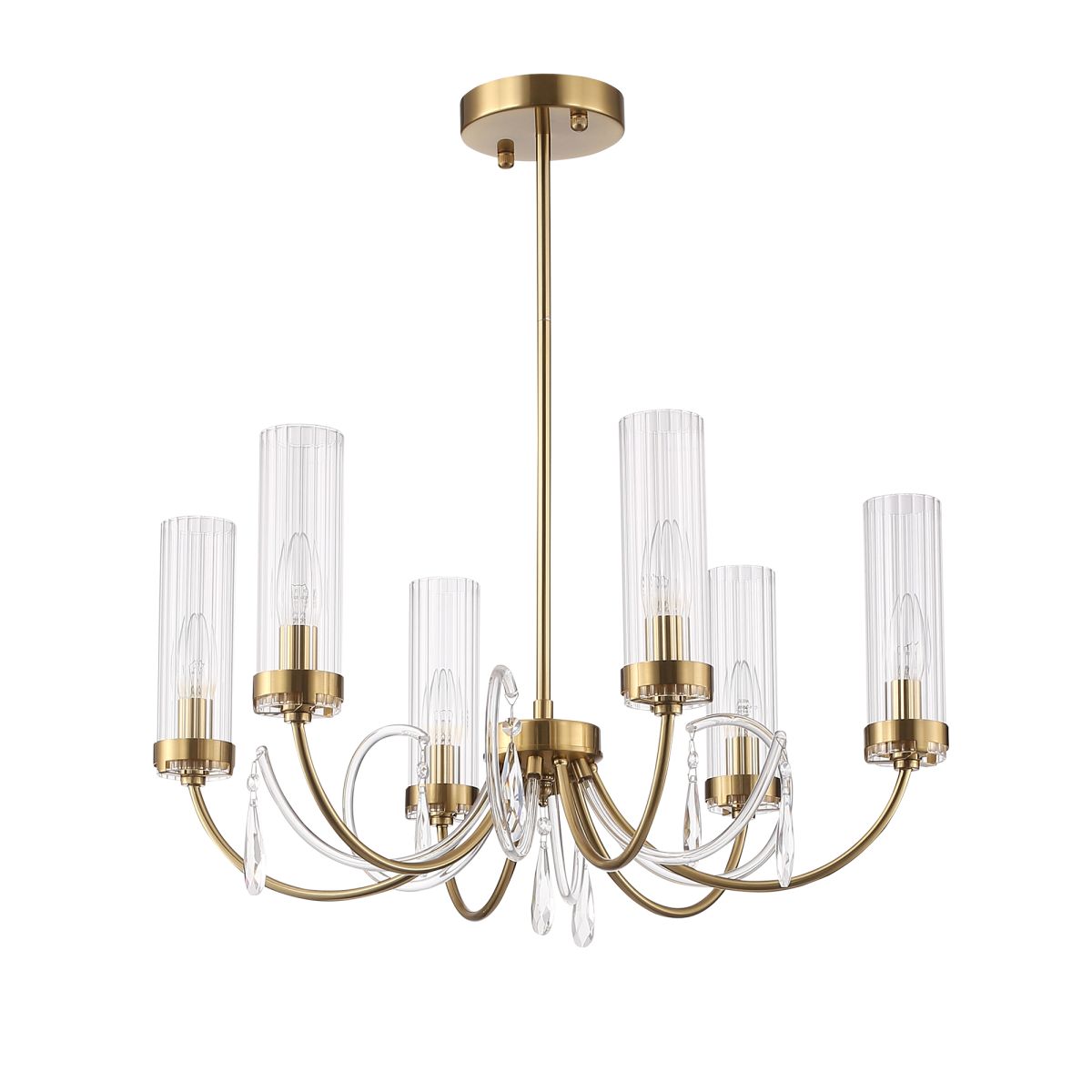 люстра на штанге st luce иллюмиа sl1400.303.06