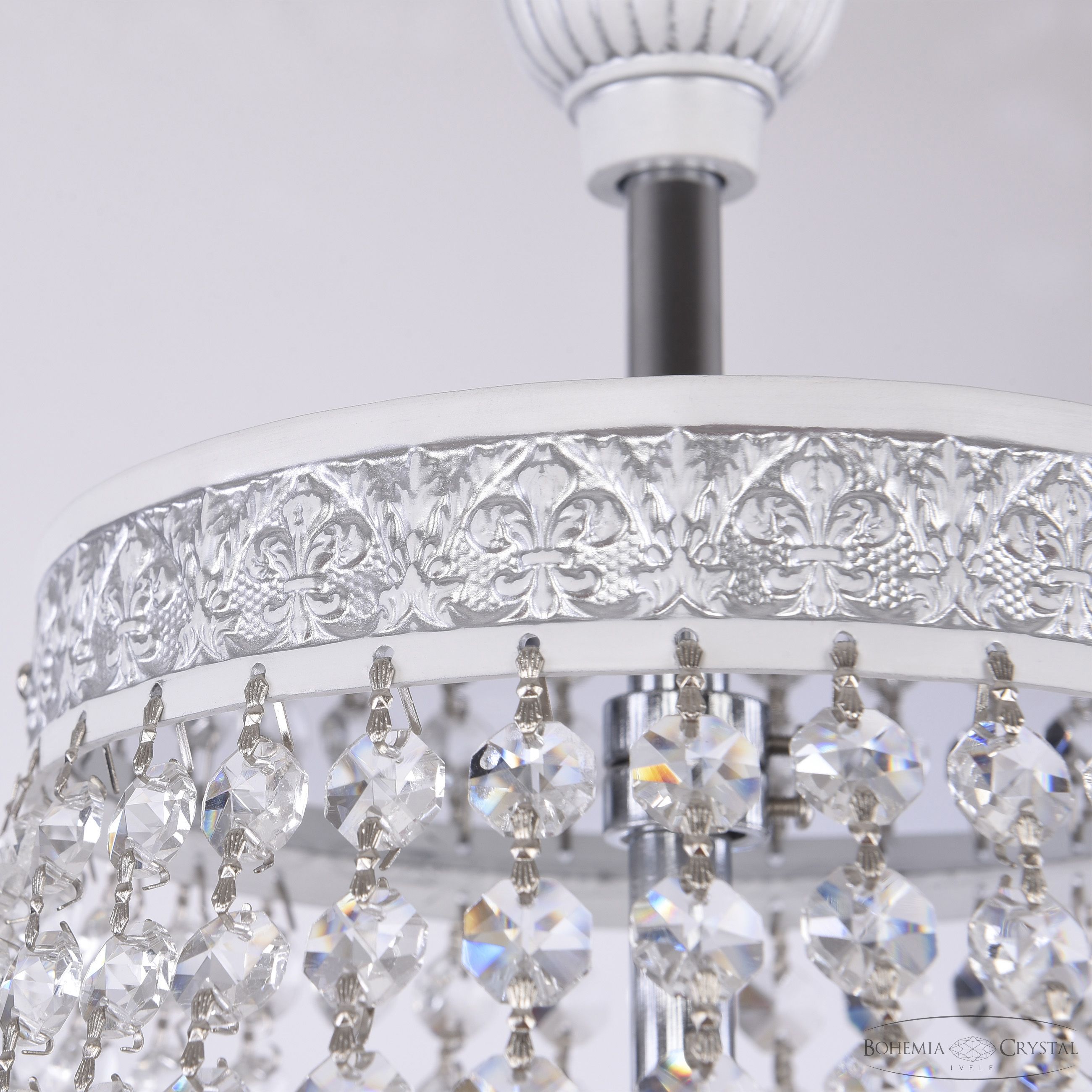 подвесная люстра bohemia ivele crystal al2201h201/8/100fl wmn