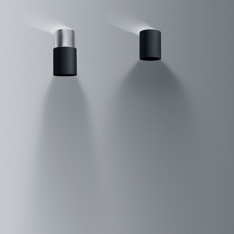 потолочный светильник dot pl black leucos