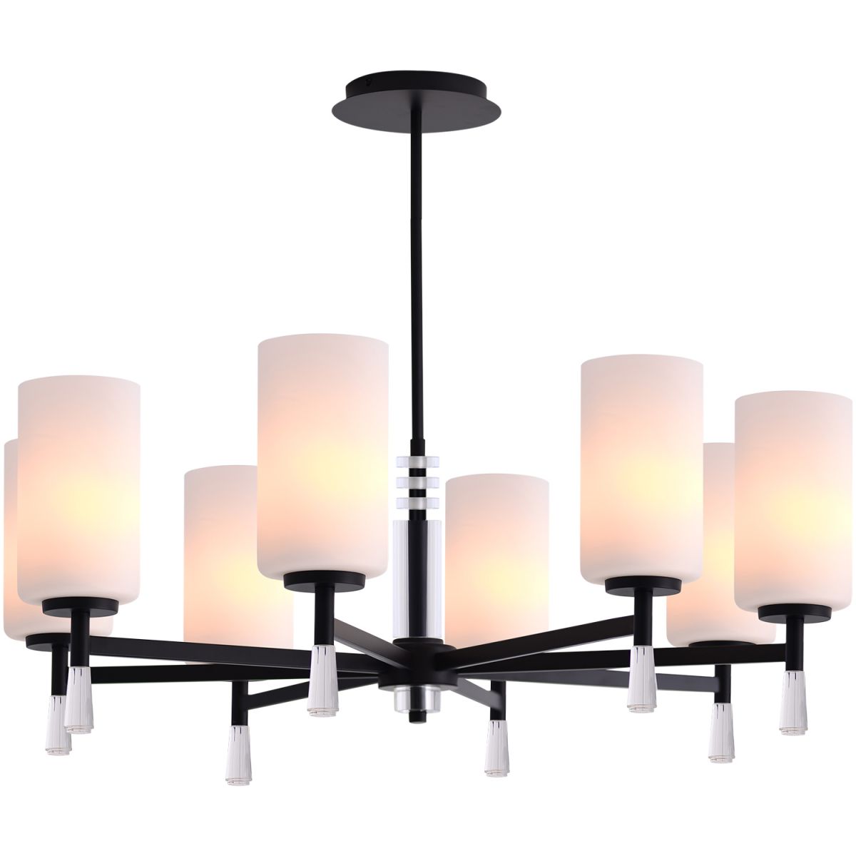 люстра на штанге illumico il2218-8pls-24 highball