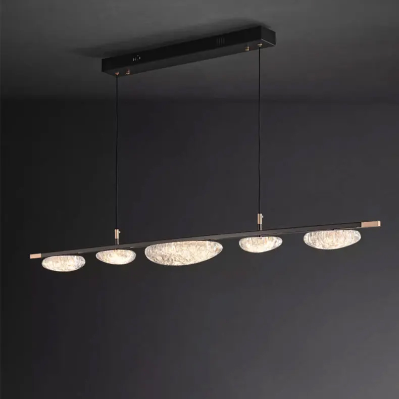 подвесная люстра delight collection mt9125-5hl pearl black