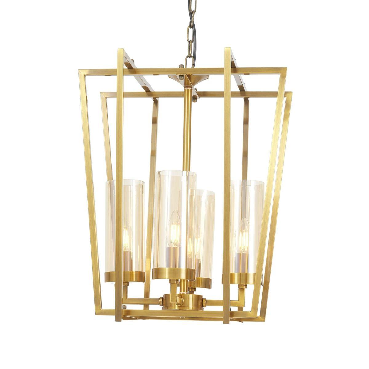 подвесная люстра lumina deco afres ldp 1246-4 md+ab