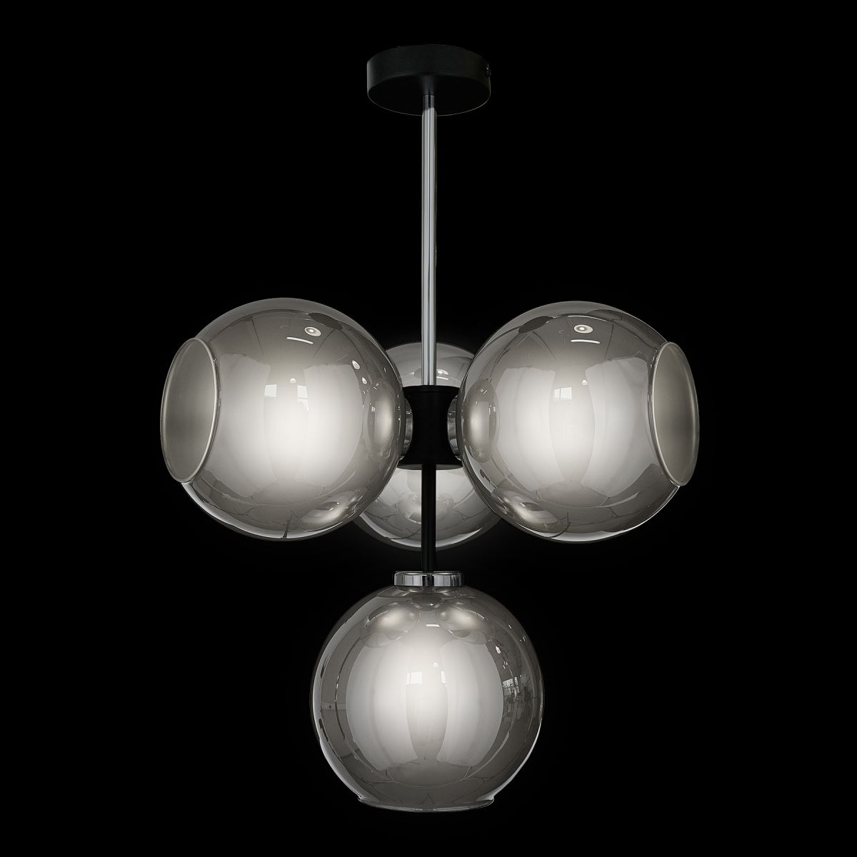 люстра на штанге 33 идеи chn800m.04.17ch.bl-s13gr