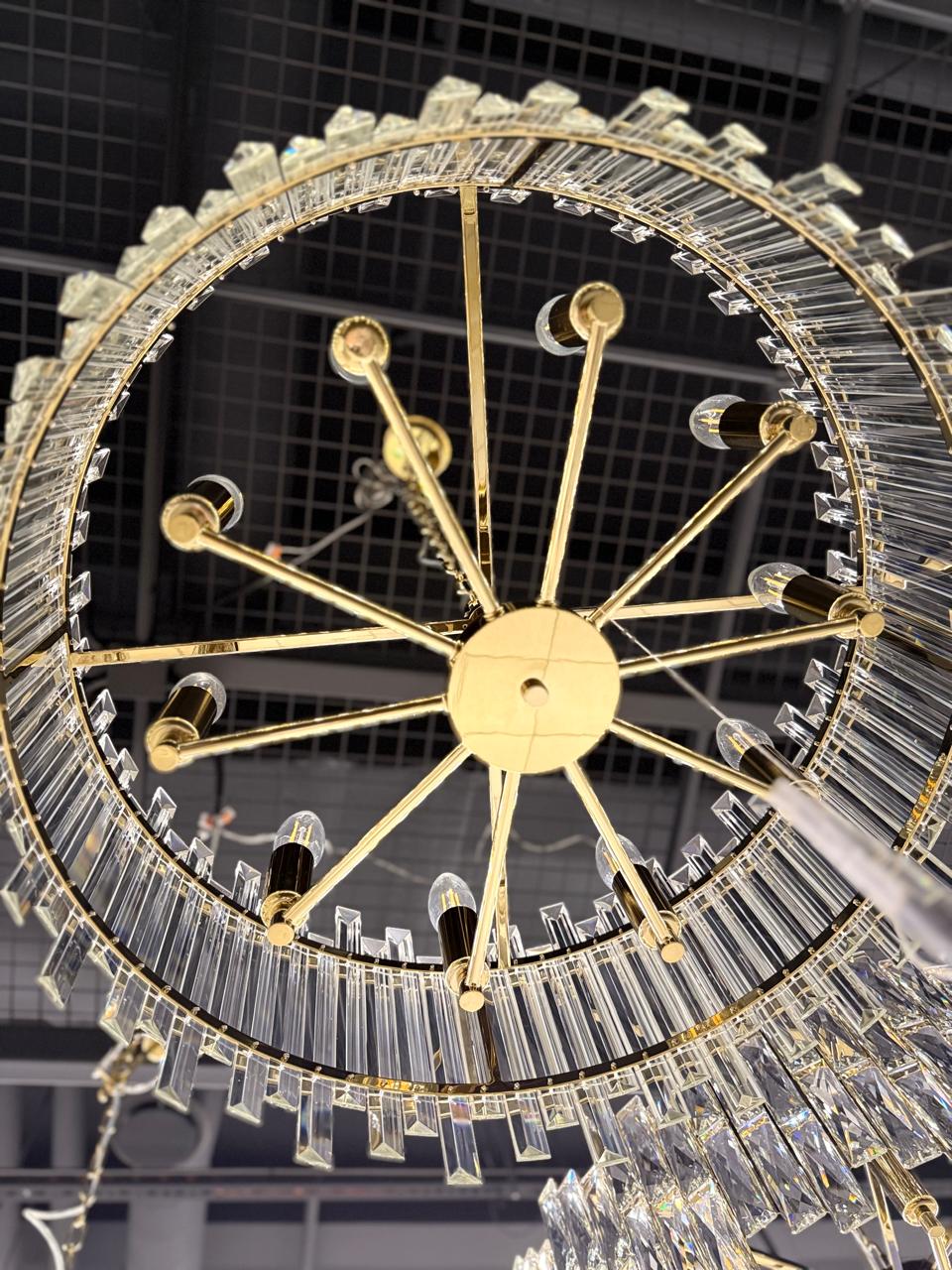 подвесная люстра newport alessia 8510/c gold м0070396