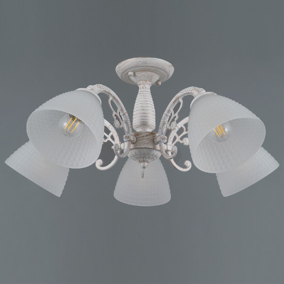 люстра на штанге illumico il0232-5csq-24 ss spica