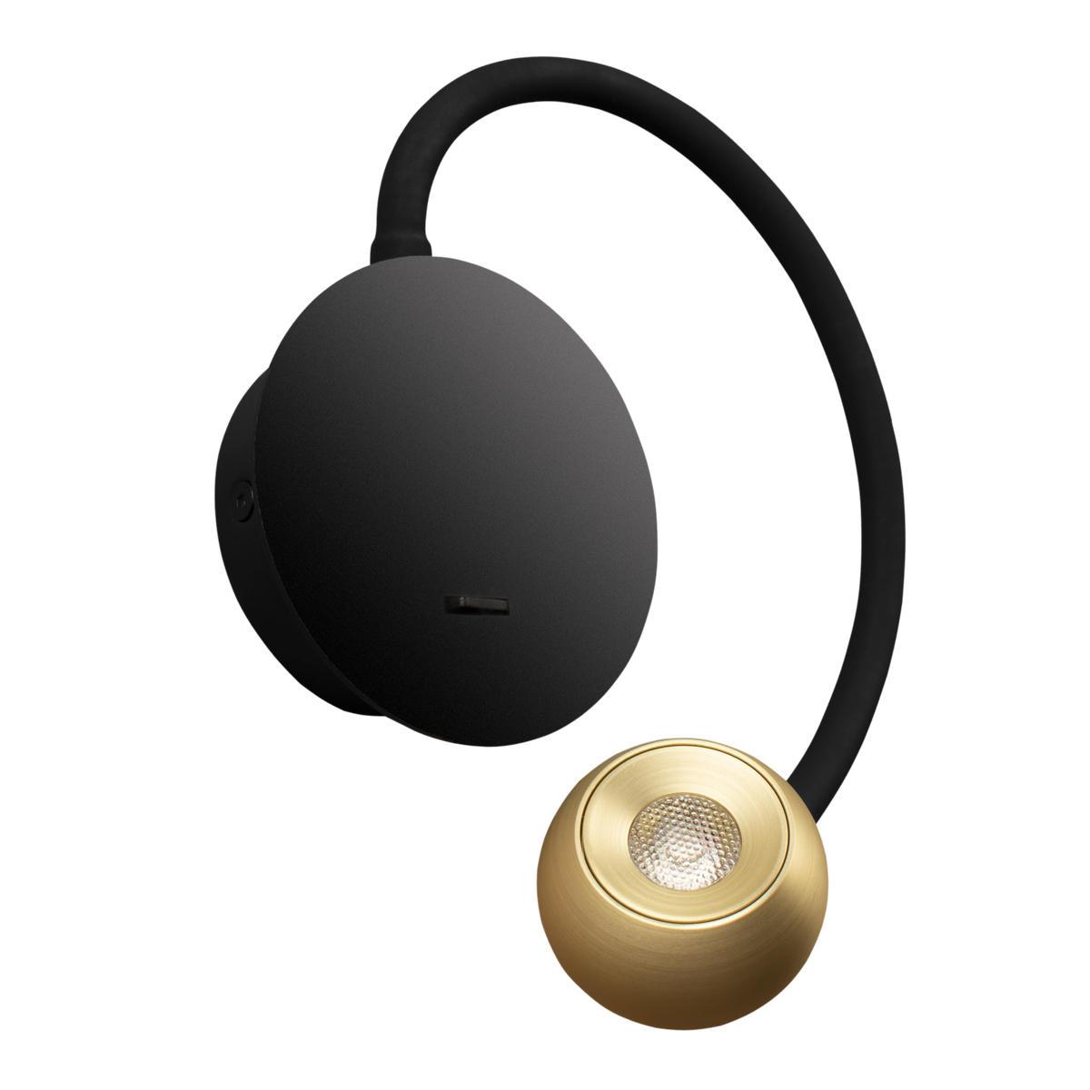 бра loft it point 10254 brass