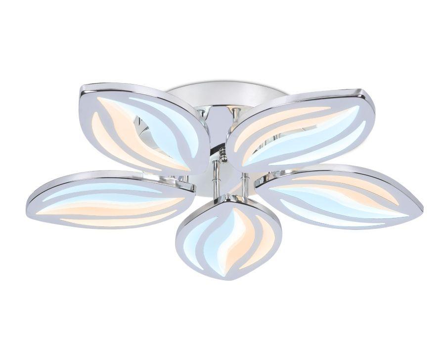 потолочная светодиодная люстра ambrella light acrylica original fa466