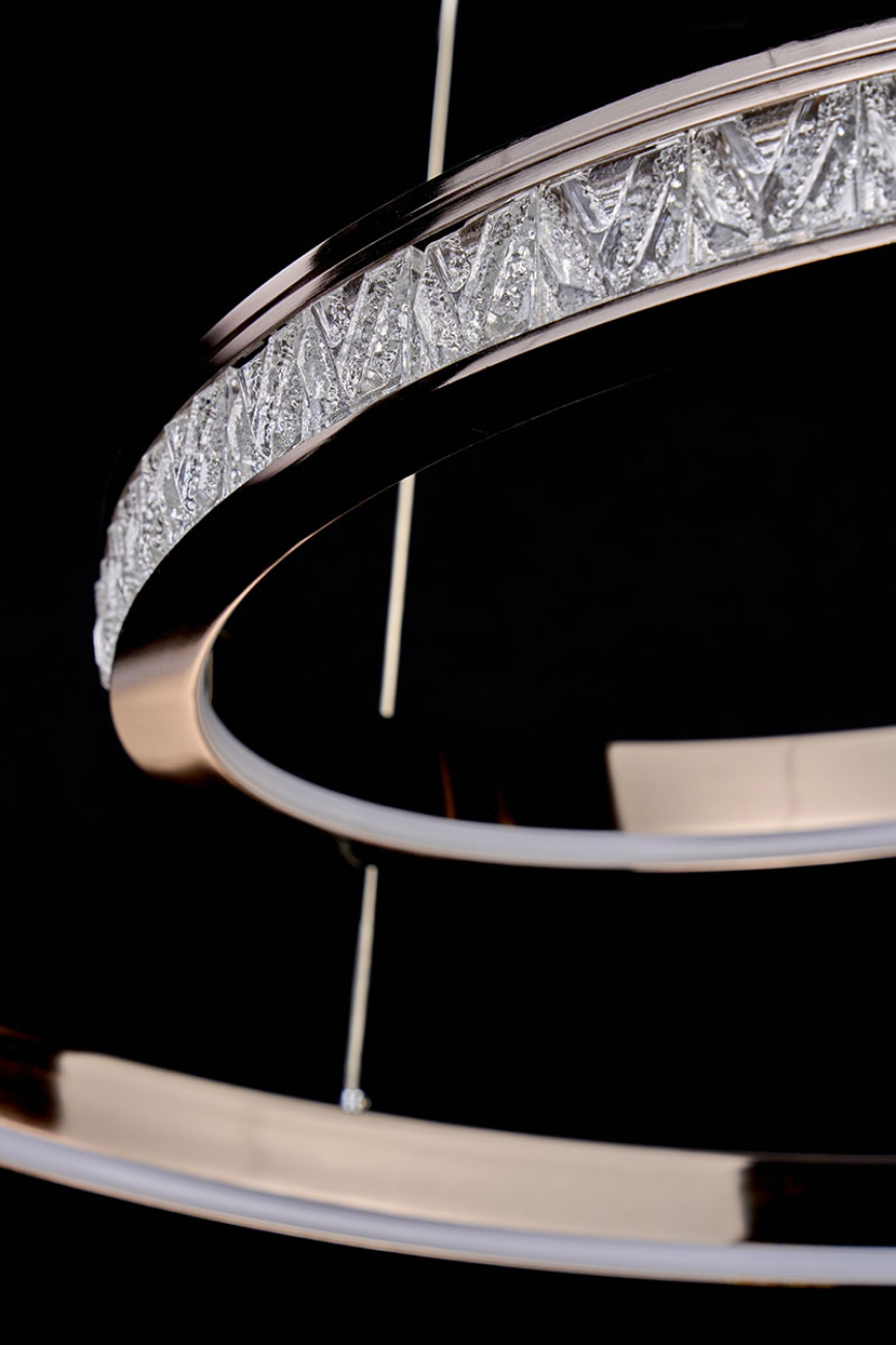подвесная люстра aida le7707/600z black chrome