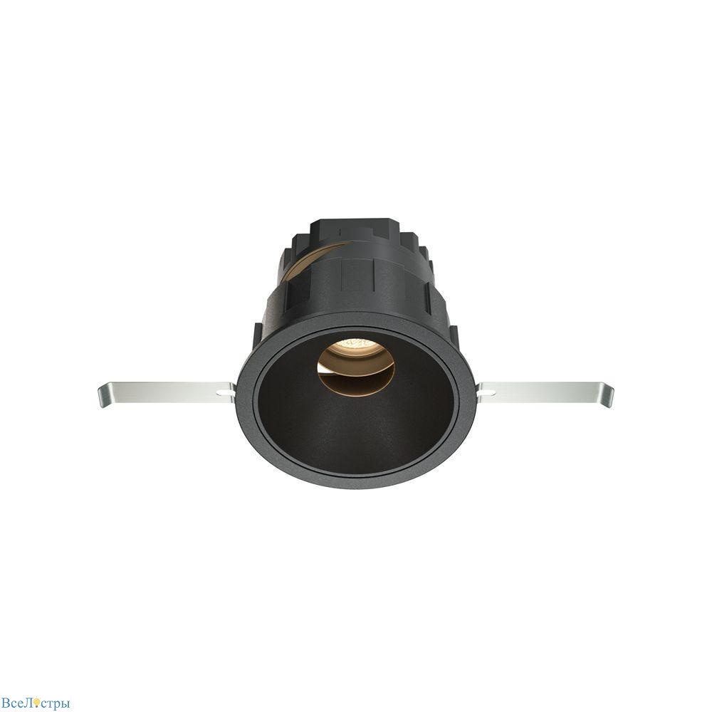 встраиваемый светодиодный светильник maytoni technical wise dl057-10w3k-b