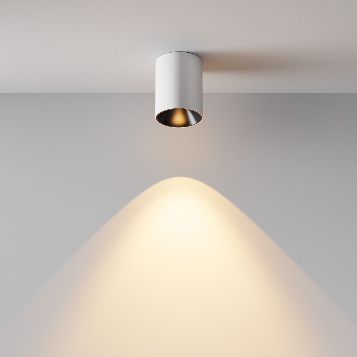 накладной светильник maytoni alfa led c064cl-8w2.7k-rd-wb