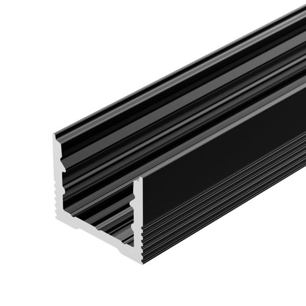 алюминиевый профиль arlight sl-slim-h13m-2000 black 032997