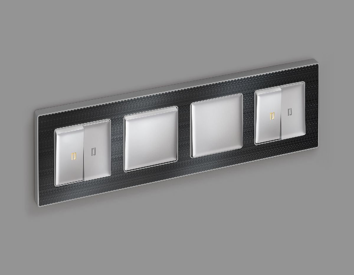 комплект механизма 1-кл перекрестного выключателя ambrella volt alfa ma401030