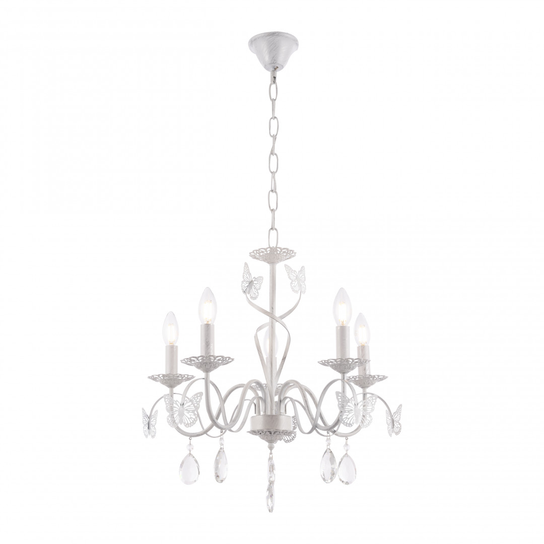 подвесная люстра arte milano 346179/5 wt+sl