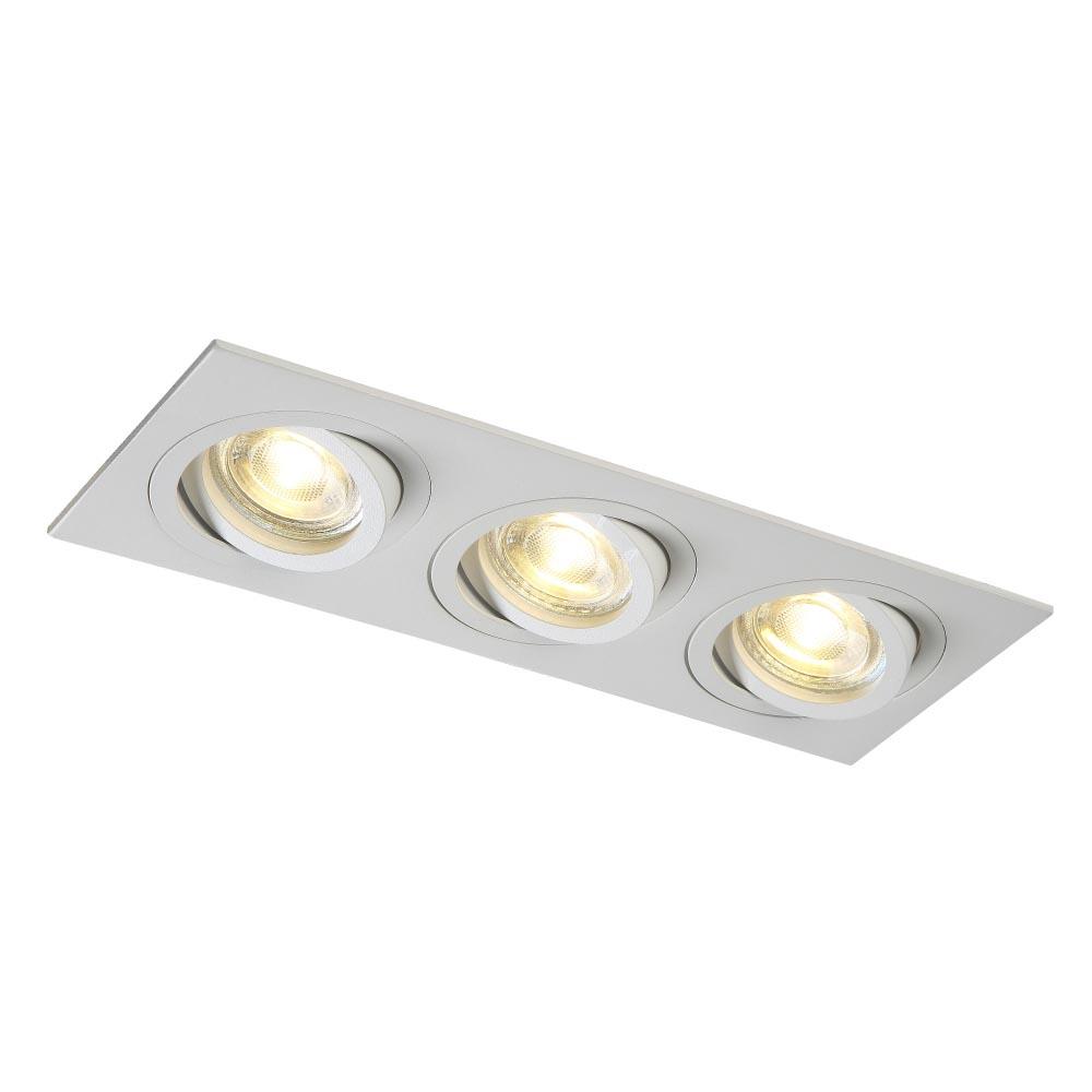 встраиваемый светильник crystal lux clt 002c3 wh