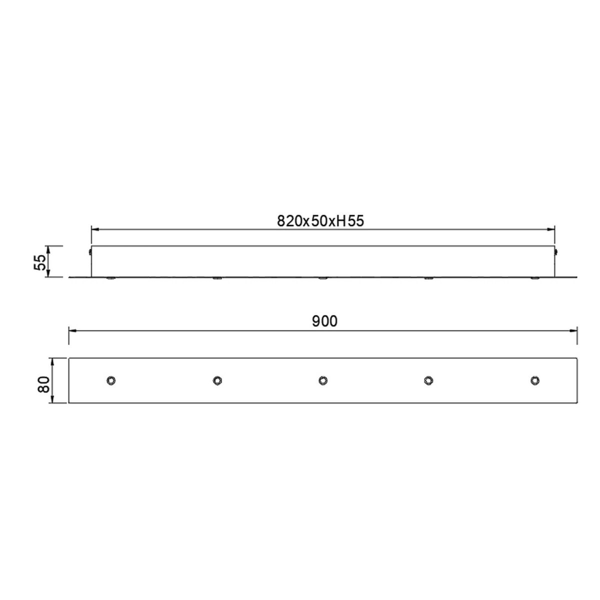 основание потолочное 5l mantra modular light florones 9383