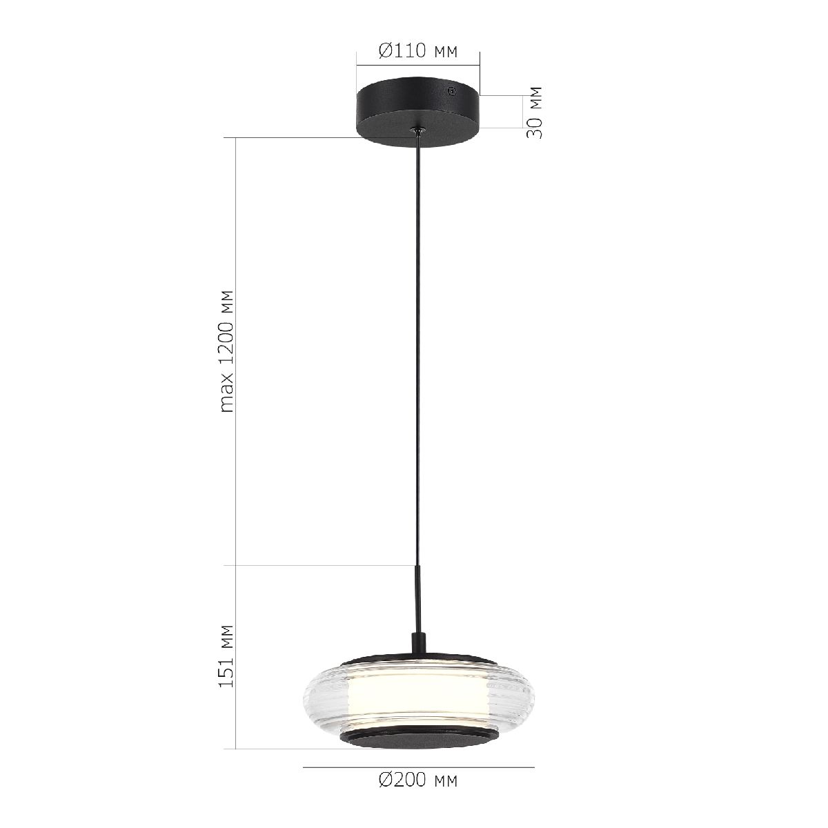 подвесной светильник st luce frittela sl6239.403.01