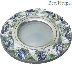 DLS-P123 GU5.3 CHROME/CLEAR+PURPLE