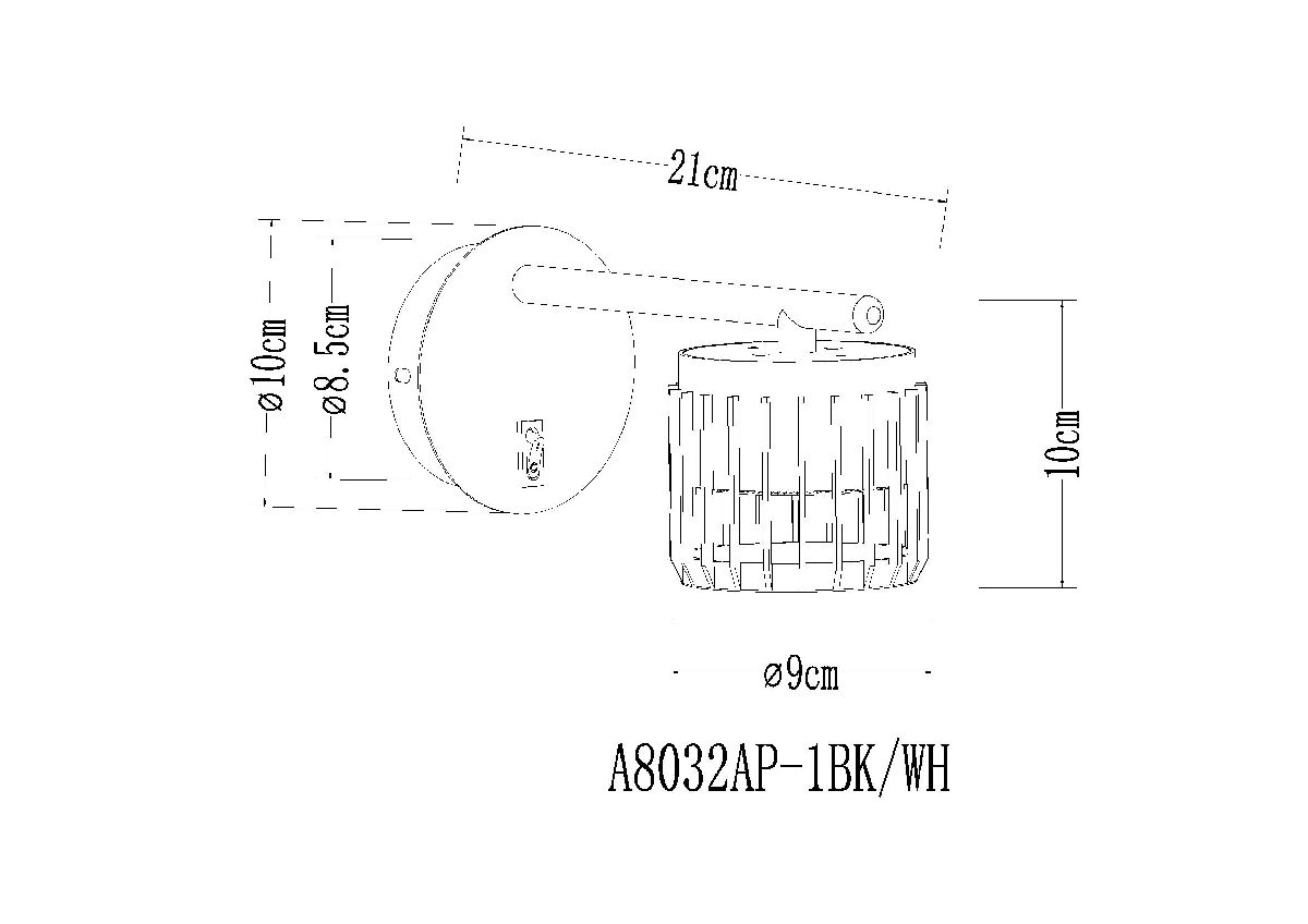 спот arte lamp atria a8032ap-1bk