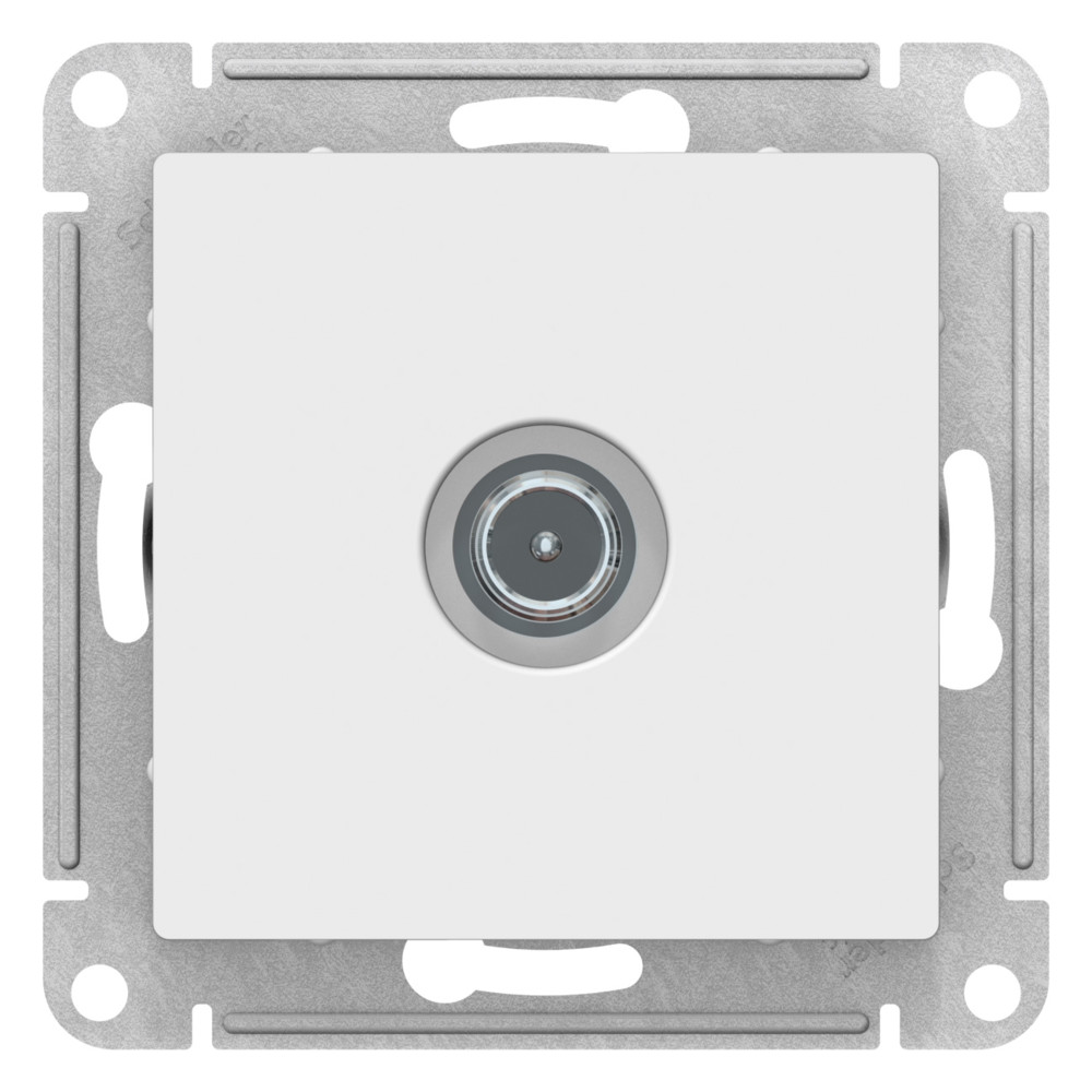 розетка tv оконечная 1db systeme electric atlasdesign лотос atn001391