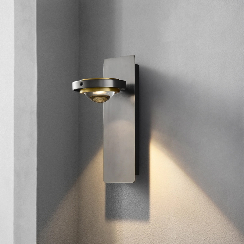 настенный светильник delight collection wall lamp mt9108-1w gun black