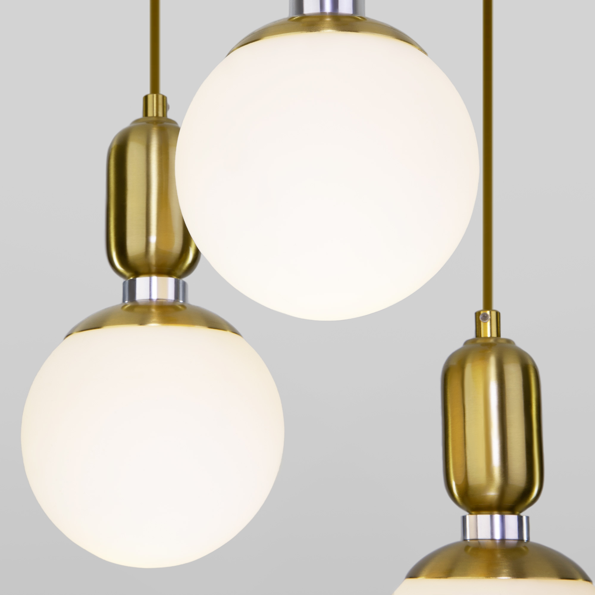 подвесной светильник eurosvet bubble 50151/3 латунь