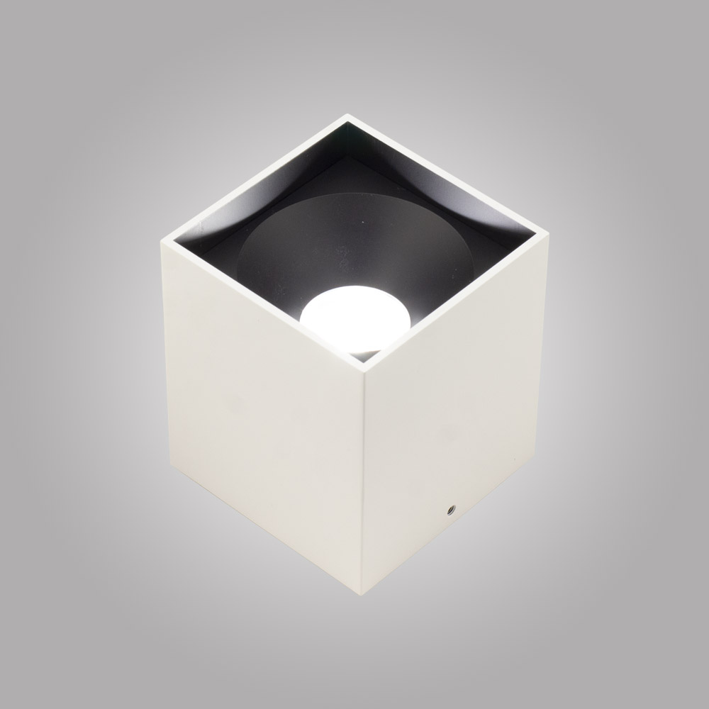 накладной светильник am group am482 bk+wh 10w