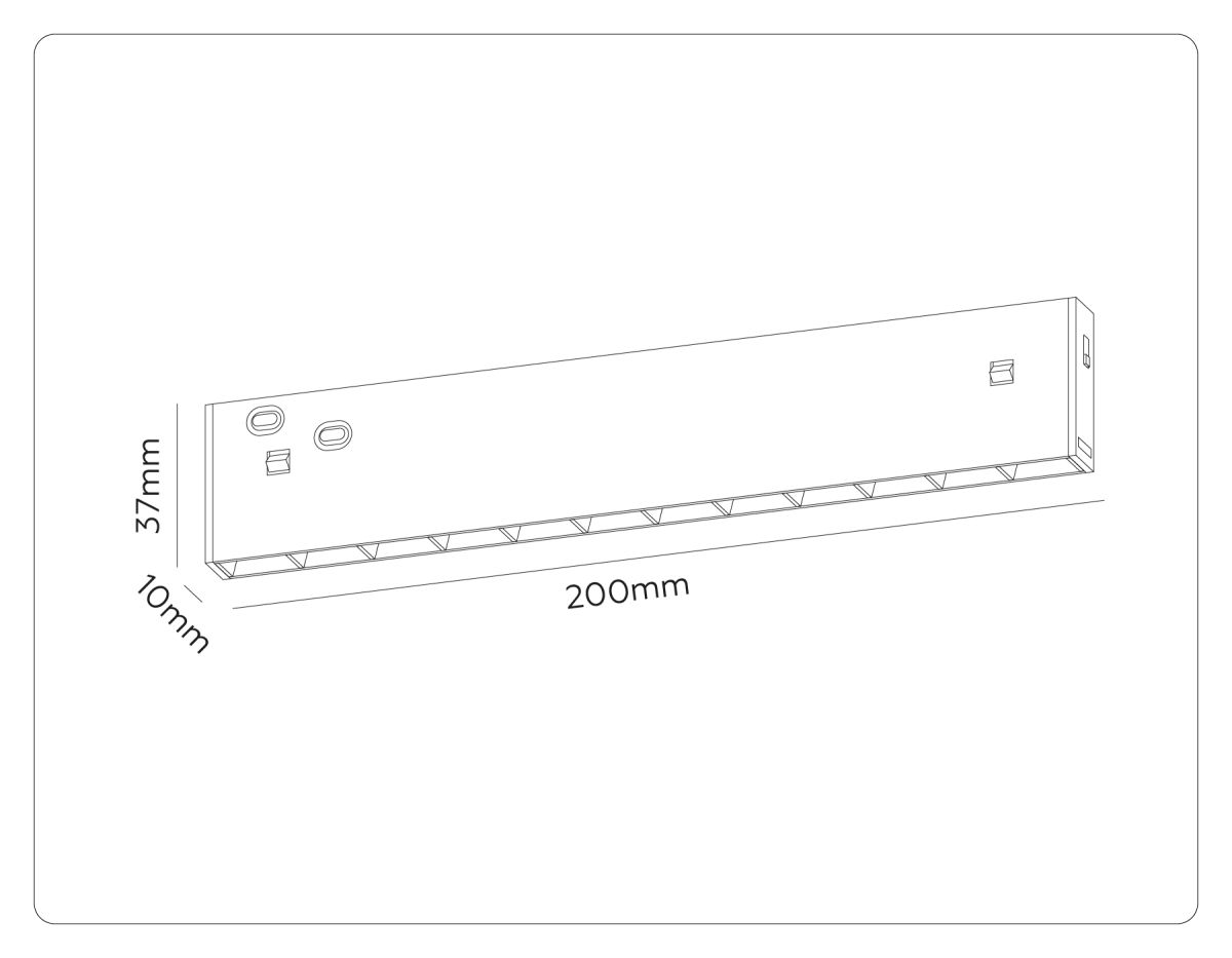 трековый магнитный светильник ambrella light track system gl2335