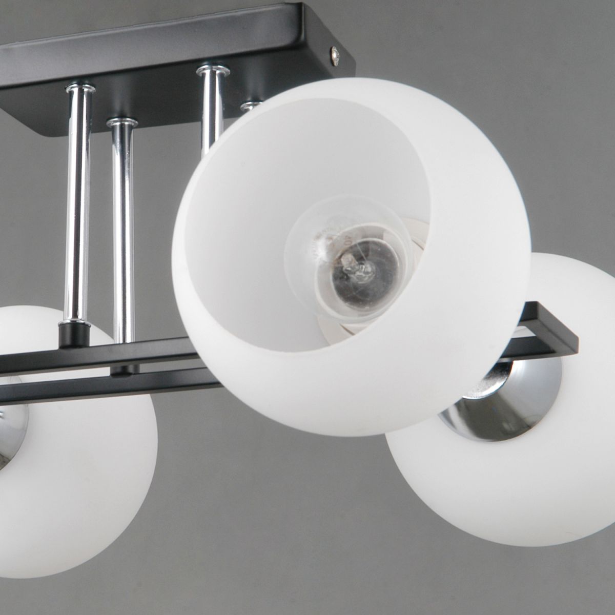 потолочная люстра illumico il0791-4csq-25 bk cr trento