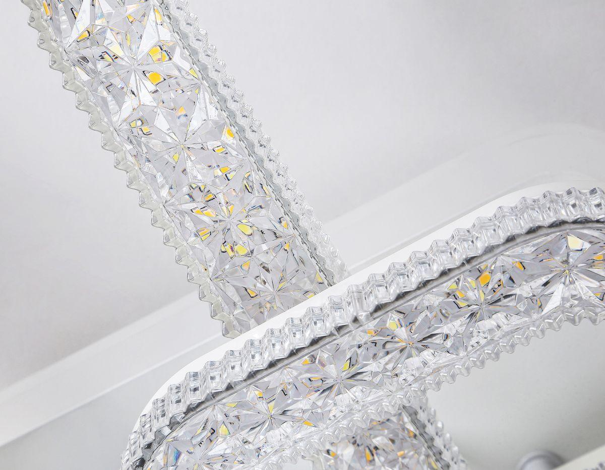 потолочная светодиодная люстра ambrella light acrylica original fa9541