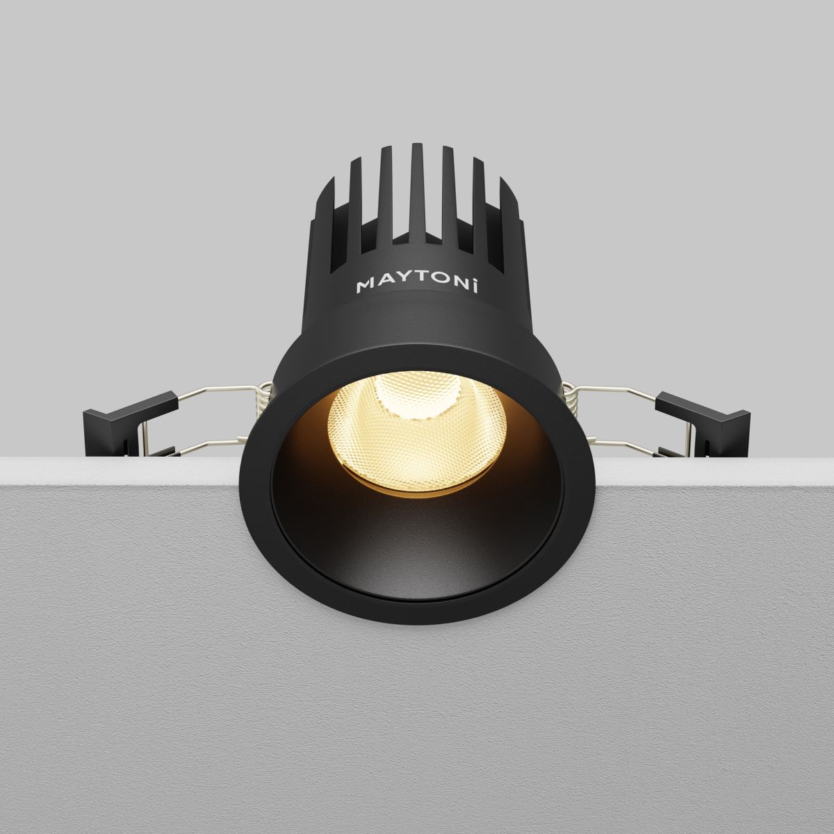 встраиваемый светильник maytoni dip dl117-15w-2.7k-b