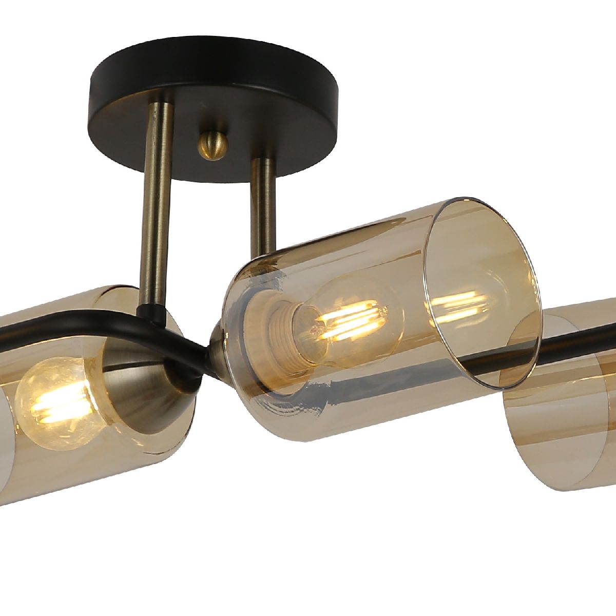 потолочная люстра illumico il8148-6cou-79 bk br bice